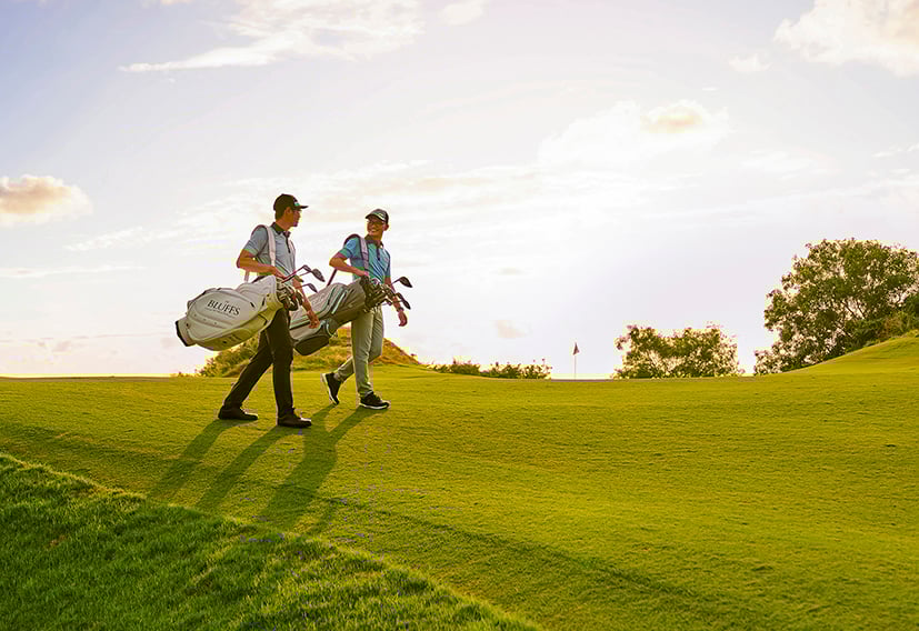 Sân golf The Bluffs do huyền thoại golf Greg Norman thiết kế.