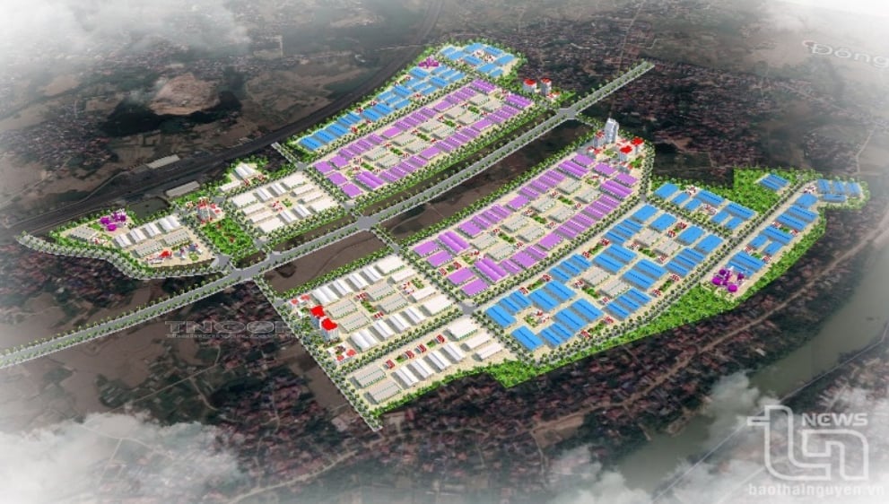 Phối cảnh Dự án Cụm công nghiệp Tân Phú 1 và Cụm công nghiệp Tân Phú 2.