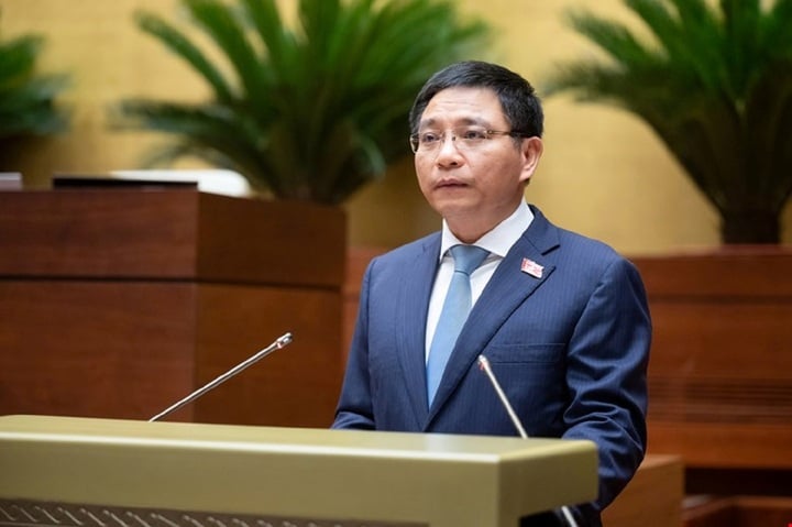 Bộ trưởng Tài chính Nguyễn Văn Thắng. (Ảnh: Media Quốc hội).