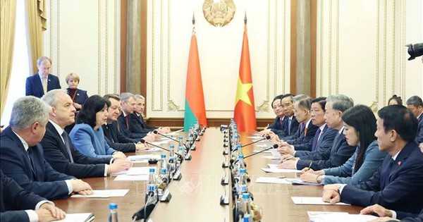 Tổng Bí thư Tô Lâm hội kiến Chủ tịch Thượng viện và Chủ tịch Hạ viện Belarus
