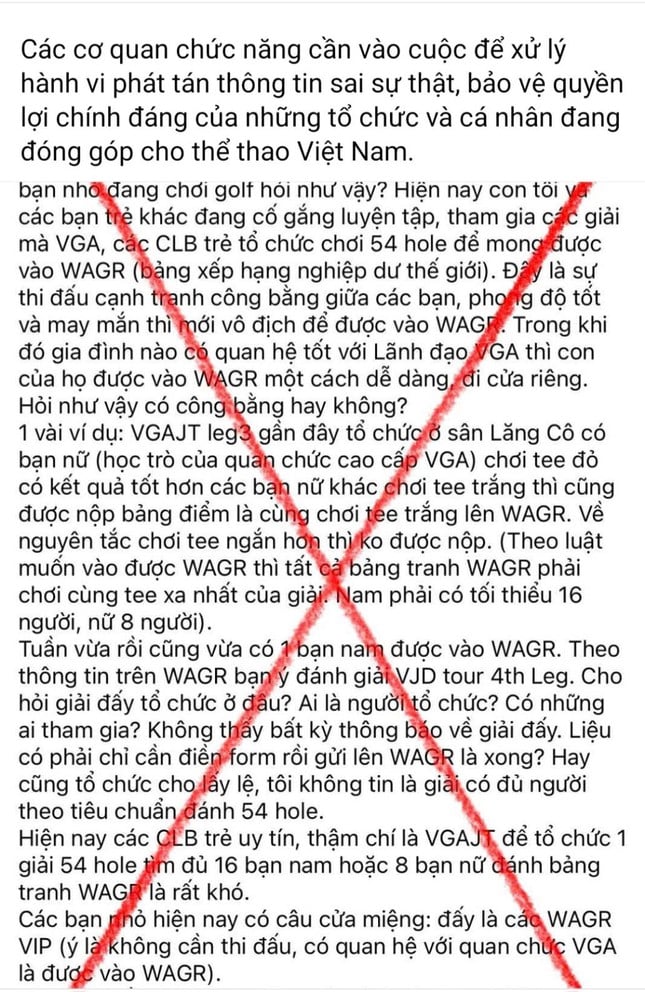 Nghi vấn golfer Việt Nam có tên trên bảng xếp hạng golf nghiệp dư thế giới theo cách thiếu trung thực ảnh 4