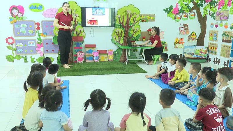 Thọ Xuân đẩy mạnh ứng dụng công nghệ thông tin ở bậc học mầm non