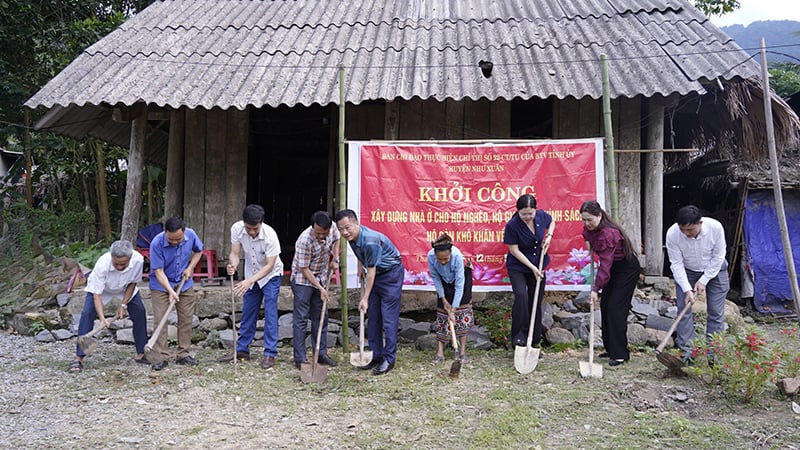 Như Xuân: Đồng loạt khởi công xây dựng nhà ở cho hộ nghèo đợt 2 năm 2025