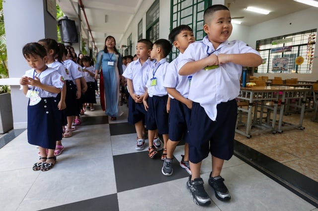 Tuyển sinh đầu cấp Phú Nhuận: Trường nào dạy tiếng Anh tăng cường, tích hợp, chỉ tiêu? - Ảnh 1.