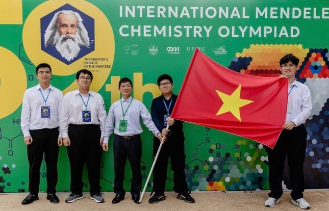 Học sinh Việt Nam đoạt 4 huy chương Vàng, Bạc tại Olympic Hóa học quốc tế Mendeleev năm 2025 ảnh 1