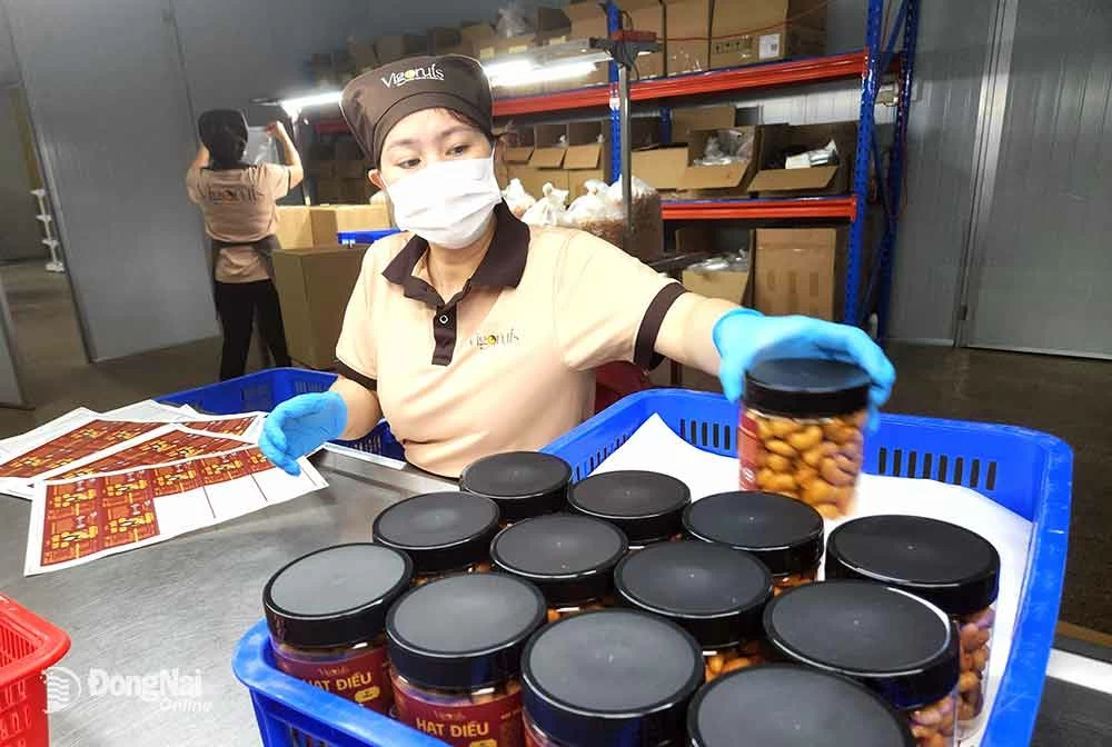 Huyện Xuân Lộc dẫn đầu về chỉ số năng lực cạnh tranh (DDCI) cấp địa phương của tỉnh năm 2024. Trong ảnh: Hoạt động sản xuất tại một doanh nghiệp ở huyện Xuân Lộc.