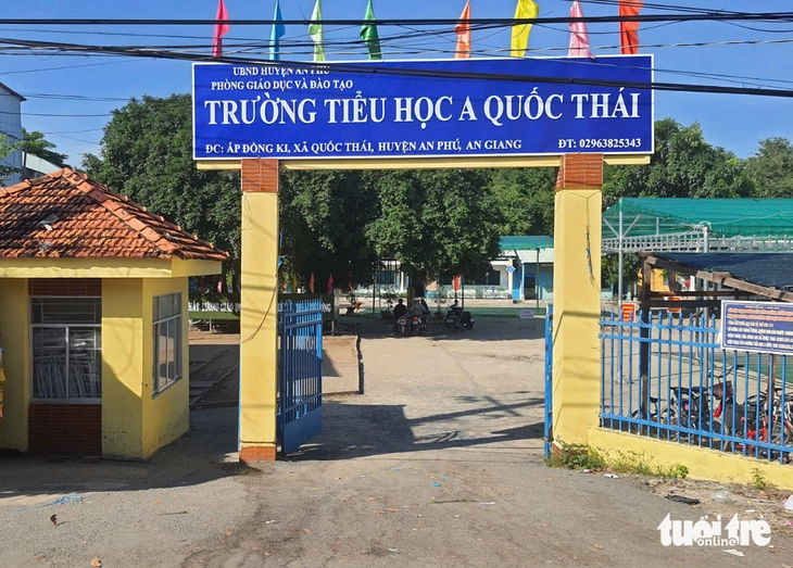 Kỷ luật cảnh cáo hiệu trưởng bị tố sàm sỡ giáo viên ở An Giang - Ảnh 1.