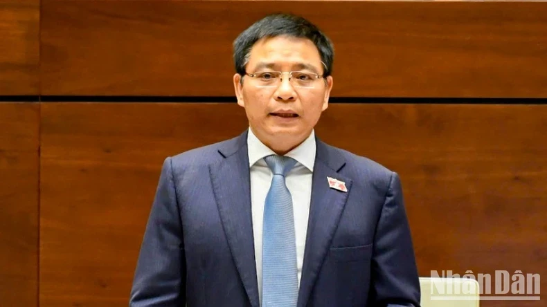 Bộ trưởng Tài chính Nguyễn Văn Thắng. (Ảnh: BÙI GIANG)