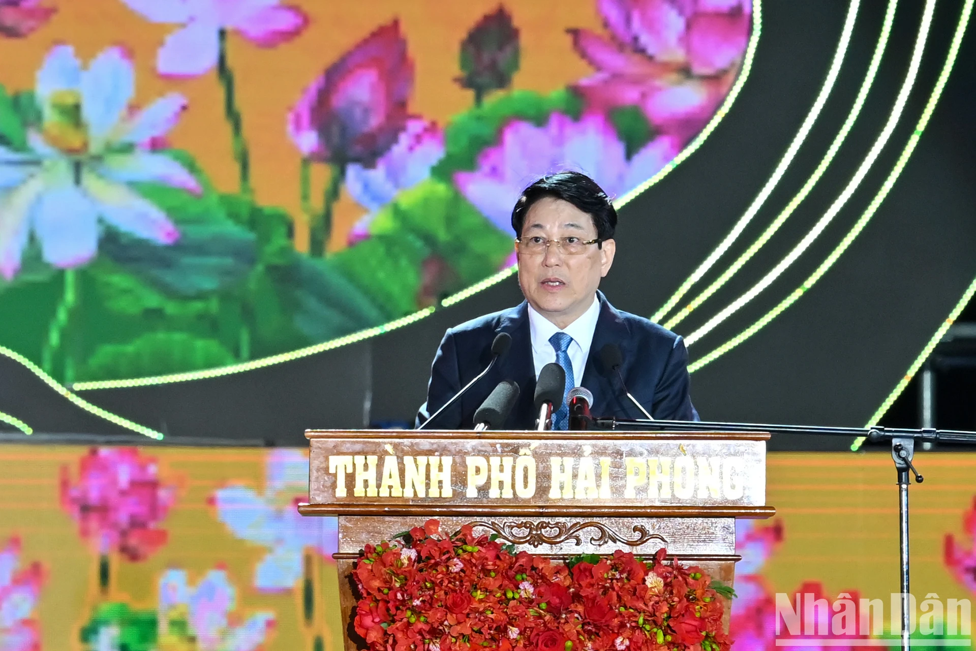 [Ảnh] Chủ tịch nước Lương Cường trao Danh hiệu “Thành phố Anh hùng” tặng thành phố Hải Phòng ảnh 8