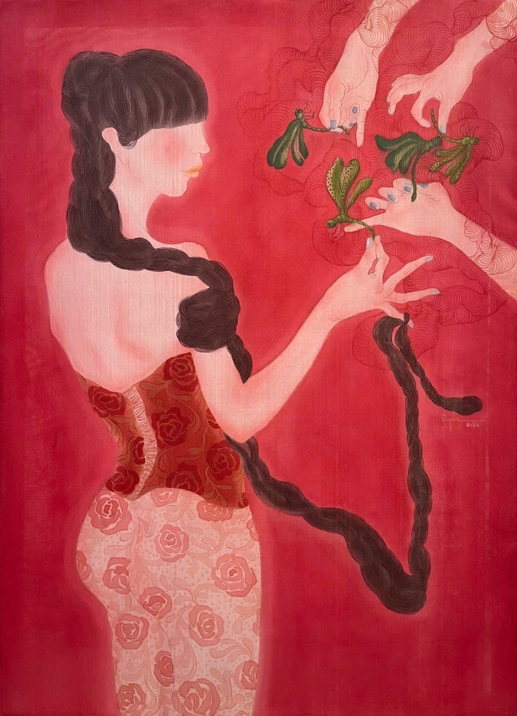 phụ nữ vẽ - Ảnh 11.
