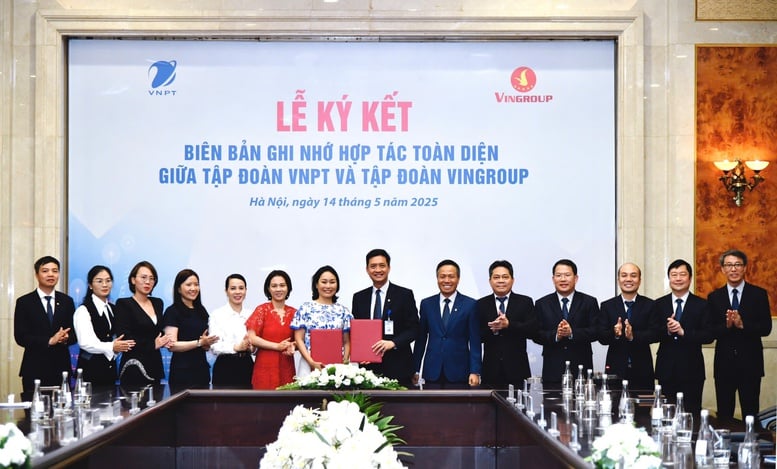 
VNPT và Vingroup 'bắt tay' thúc đẩy chuyển đổi số, chuyển đổi xanh- Ảnh 1.