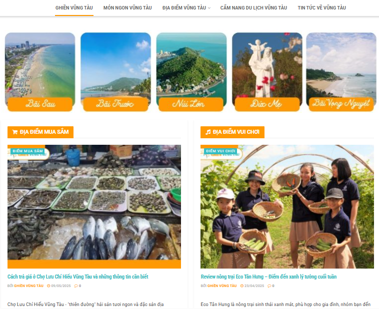 Ghienvungtau.com - website review tổng hợp tin tức về Vũng Tàu