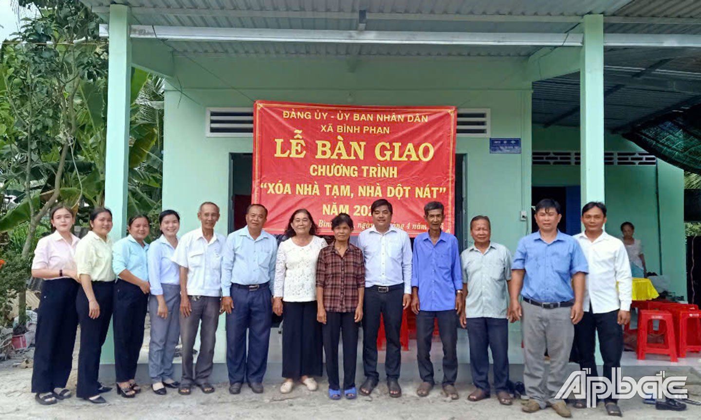 Huyện Chợ Gạo đã hoàn thành Chương trình Xóa nhà tạm, nhà dột nát trước ngày 30-4-2025.