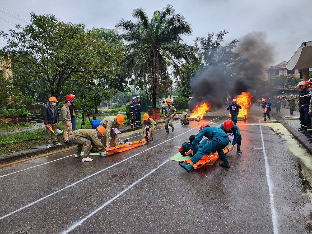 Dong Ha previene activamente incendios y explosiones