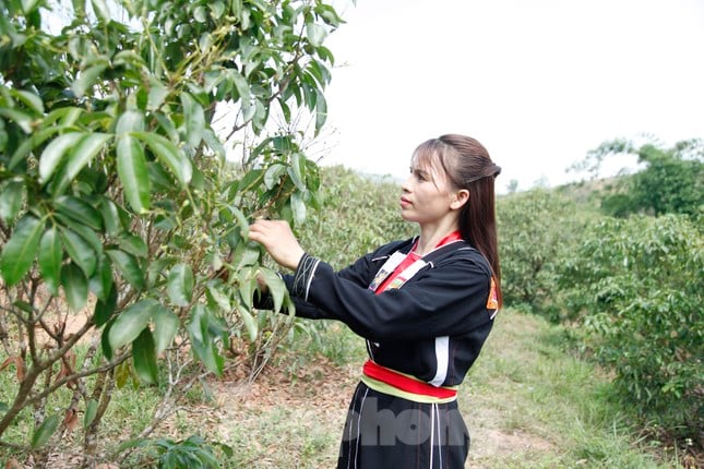여성 경찰관이 박장성 고지대에서 빈곤에서 벗어나도록 사람들을 안내하는 사진 1