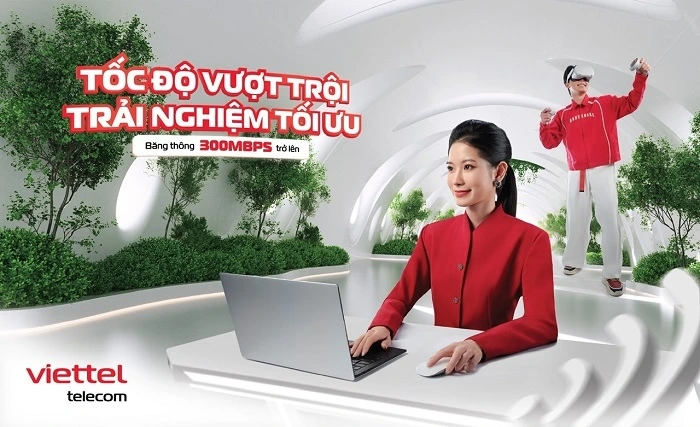 Viettel のすべての顧客の光ファイバー インターネット帯域幅が最小限にアップグレードされます。