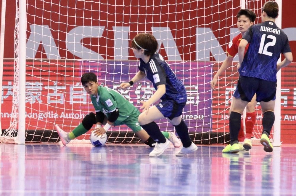 Chiến đấu kiên cường, đội tuyển futsal nữ Việt Nam dừng bước đầy tiếc nuối trước Nhật Bản - Ảnh 2.