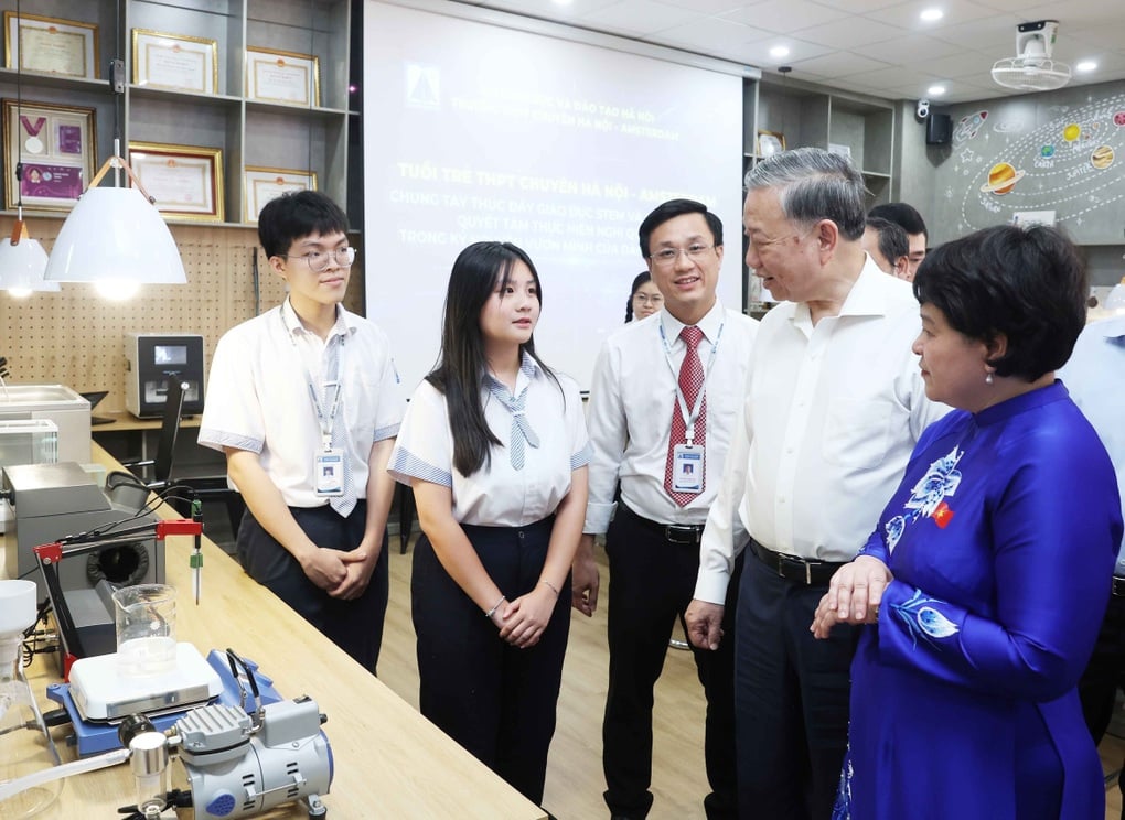 Tổng Bí thư Tô Lâm: Đổi mới sáng tạo, chuyển đổi số trong trường học - 3