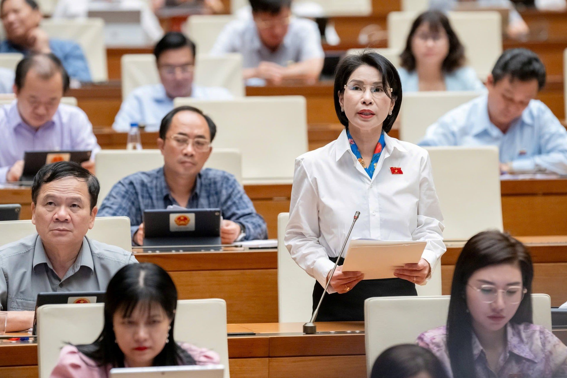 Đại biểu hiến kế phát triển Quỹ phát triển khoa học và công nghệ