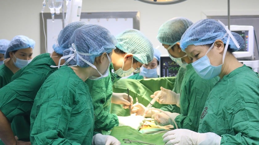 Quá trình ghép diễn ra thuận lợi.