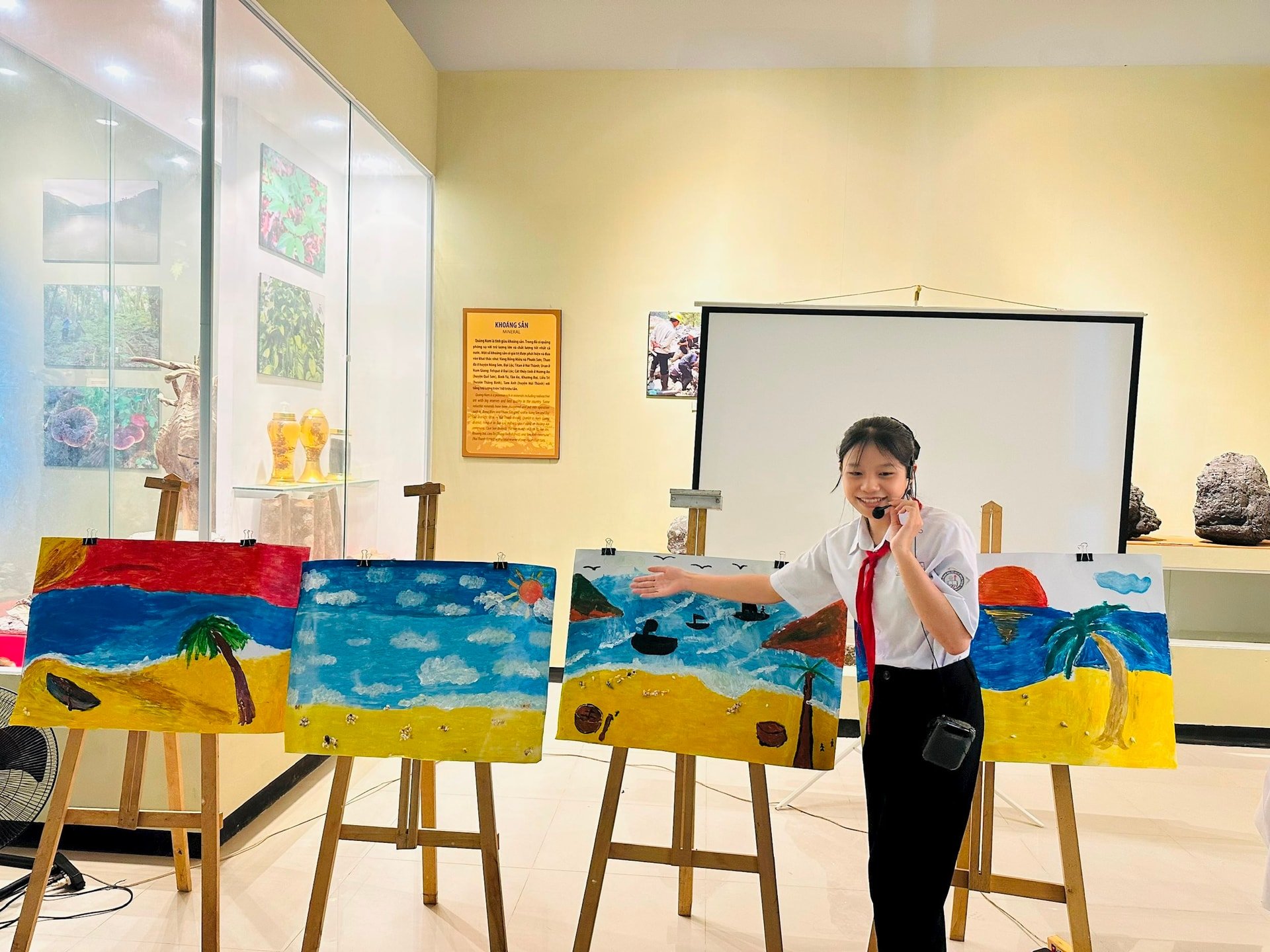 Học sinh nêu thông điệp của mình đối với tác phẩm 