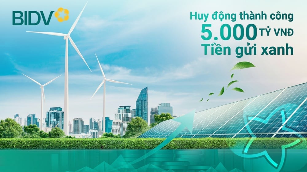 Tiền gửi xanh - đầu tư cho tương lai xanh
