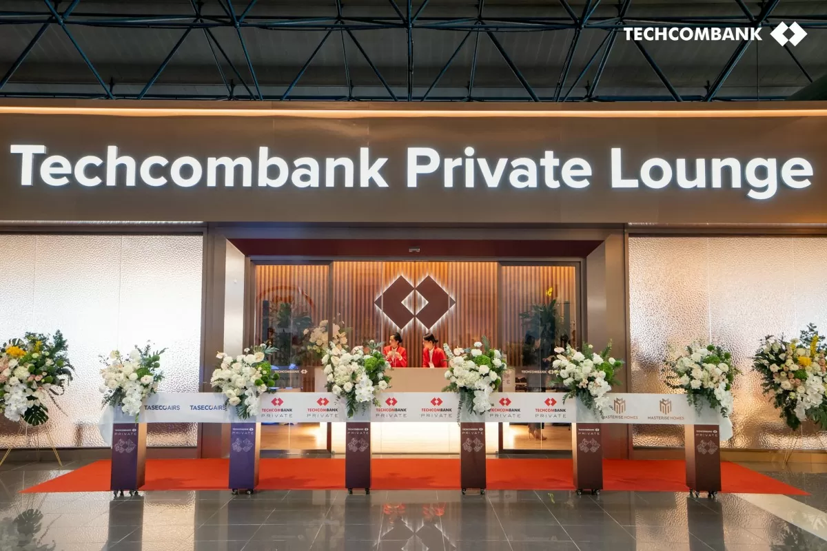 Khai trương phòng chờ Techcombank Private Lounge