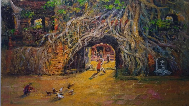 "Sắc quê 4" tôn vinh vẻ đẹp quê hương, đất nước qua 72 tác phẩm hội họa ảnh 11