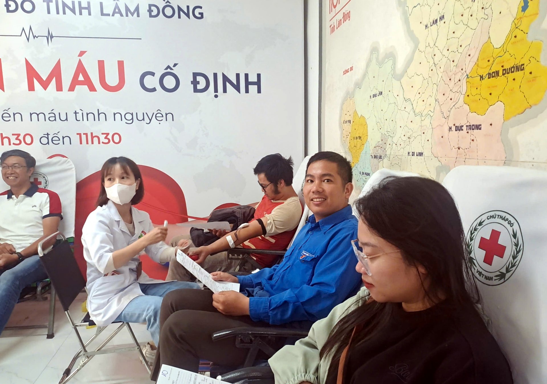 Fixed blood donation point (No. 1 Hoang Dieu – Ward 5 – Da Lat)