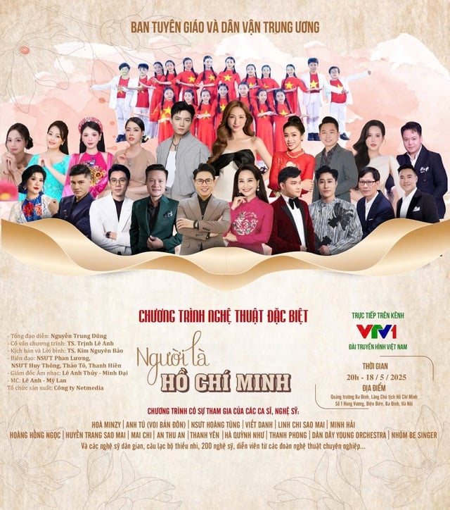 Hòa Minzy hát trong chương trình 'Người là Hồ Chí Minh'

- Ảnh 2.