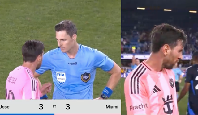 Inter Miami ត្រូវ​បាន​ចាប់​ខ្លួន​ក្នុង​ការ​ចាប់​ឆ្នោត Messi ទទួល​បាន​កាត​លឿង​ពេល​គាត់​ចង្អុល​ដៃ​ត្រង់​ទៅ​កាន់​អាជ្ញា​កណ្តាល - រូបថត 1.