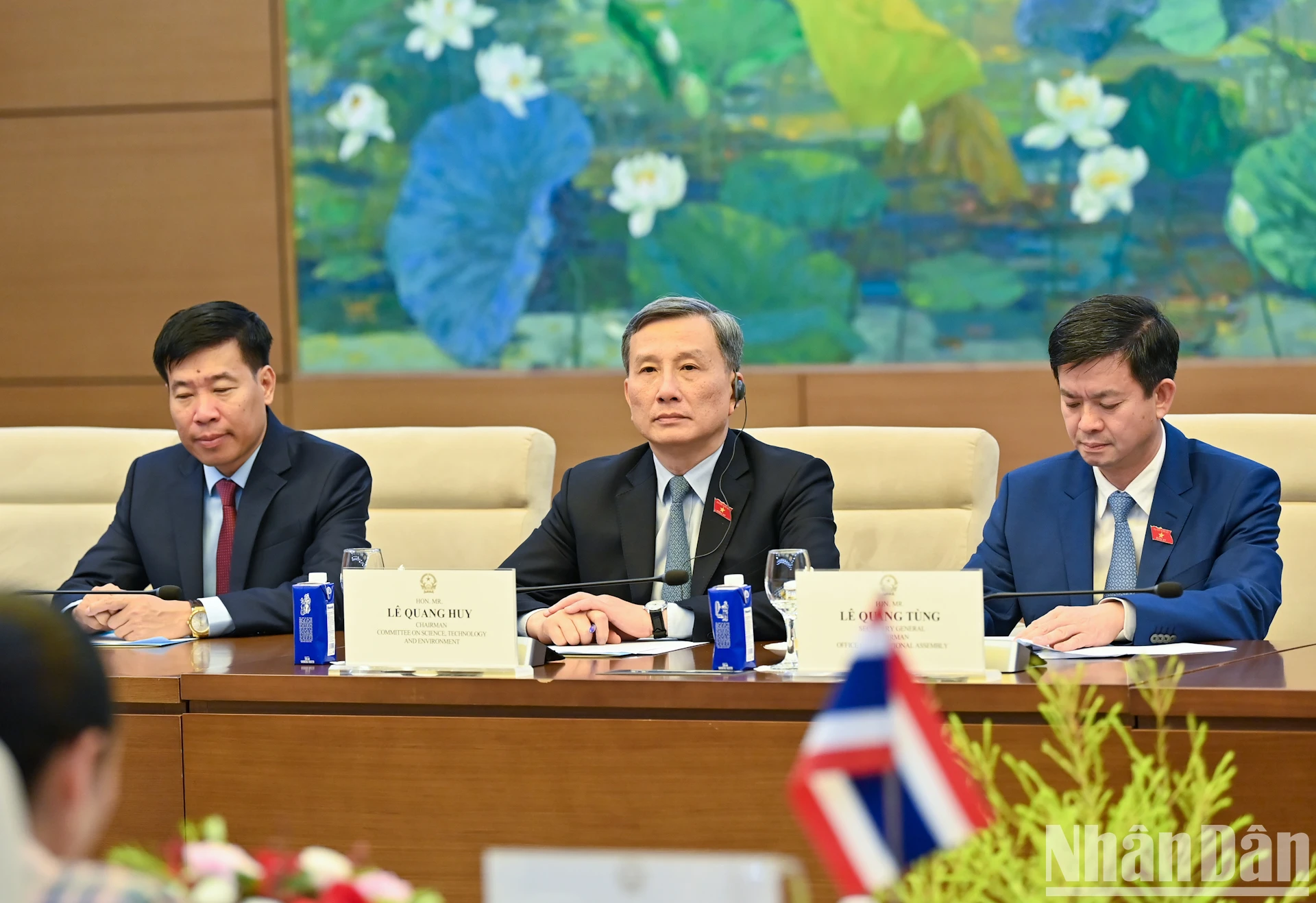 [Ảnh] Chủ tịch Quốc hội Trần Thanh Mẫn hội kiến Thủ tướng Thái Lan Paetongtarn Shinawatra ảnh 5