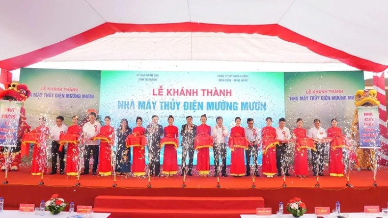 Nhà máy thủy điện Mường Mươn chính thức phát điện hòa lưới điện quốc gia ảnh 1