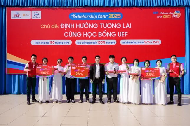 Hàng trăm học sinh lớp 12 được UEF 'tiếp sức' với nhiều suất học bổng sớm ảnh 1