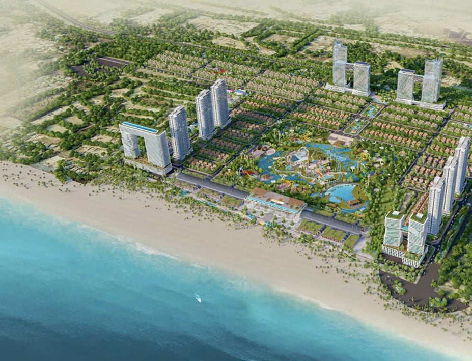 Phối cảnh khu đô thị đường 3/2.