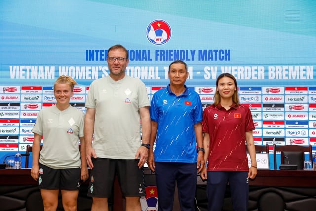Tuyển nữ Việt Nam khắc phục điểm yếu chiều cao, thử sức với CLB nữ Werder Bremen- Ảnh 1.
