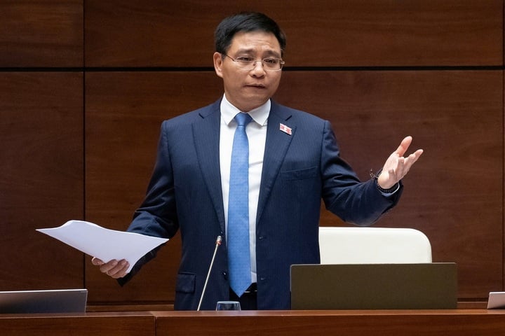 Bộ trưởng Bộ Tài chính Nguyễn Văn Thắng. (Ảnh: Media Quốc hội).