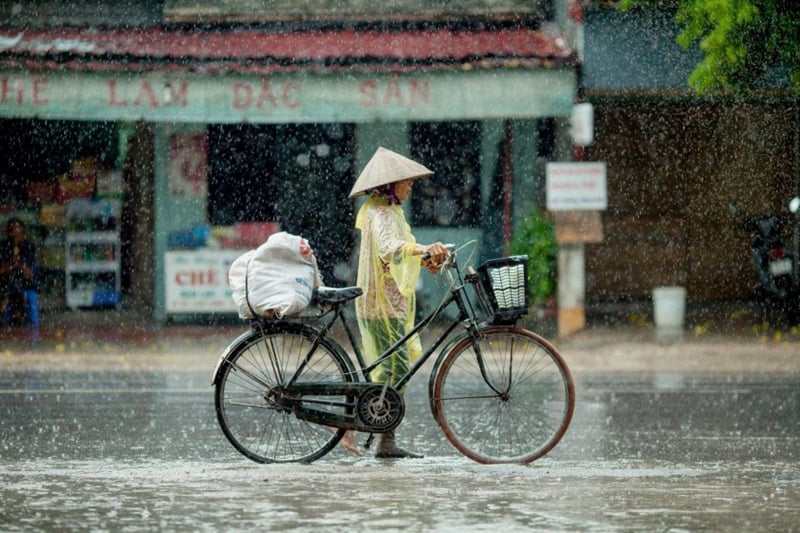 Mưa lớn cục bộ ở miền Bắc -0
