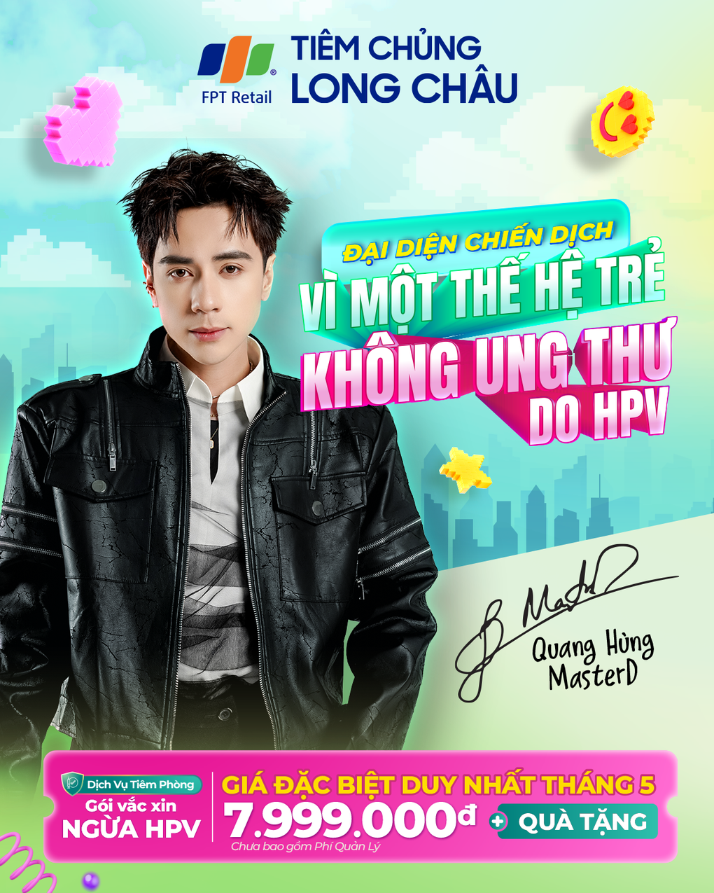 Quang Hùng MasterD trở thành gương mặt đại diện cho chiến dịch mới của Long Châu - 1
