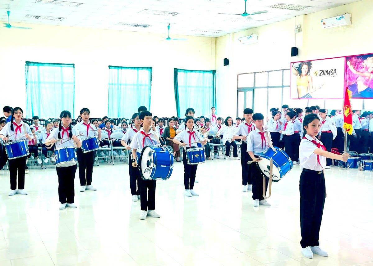 Các chương trình rèn luyện đội viên được các cấp bộ Đội triển khai đa dạng. 	Ảnh: Phạm hoan
