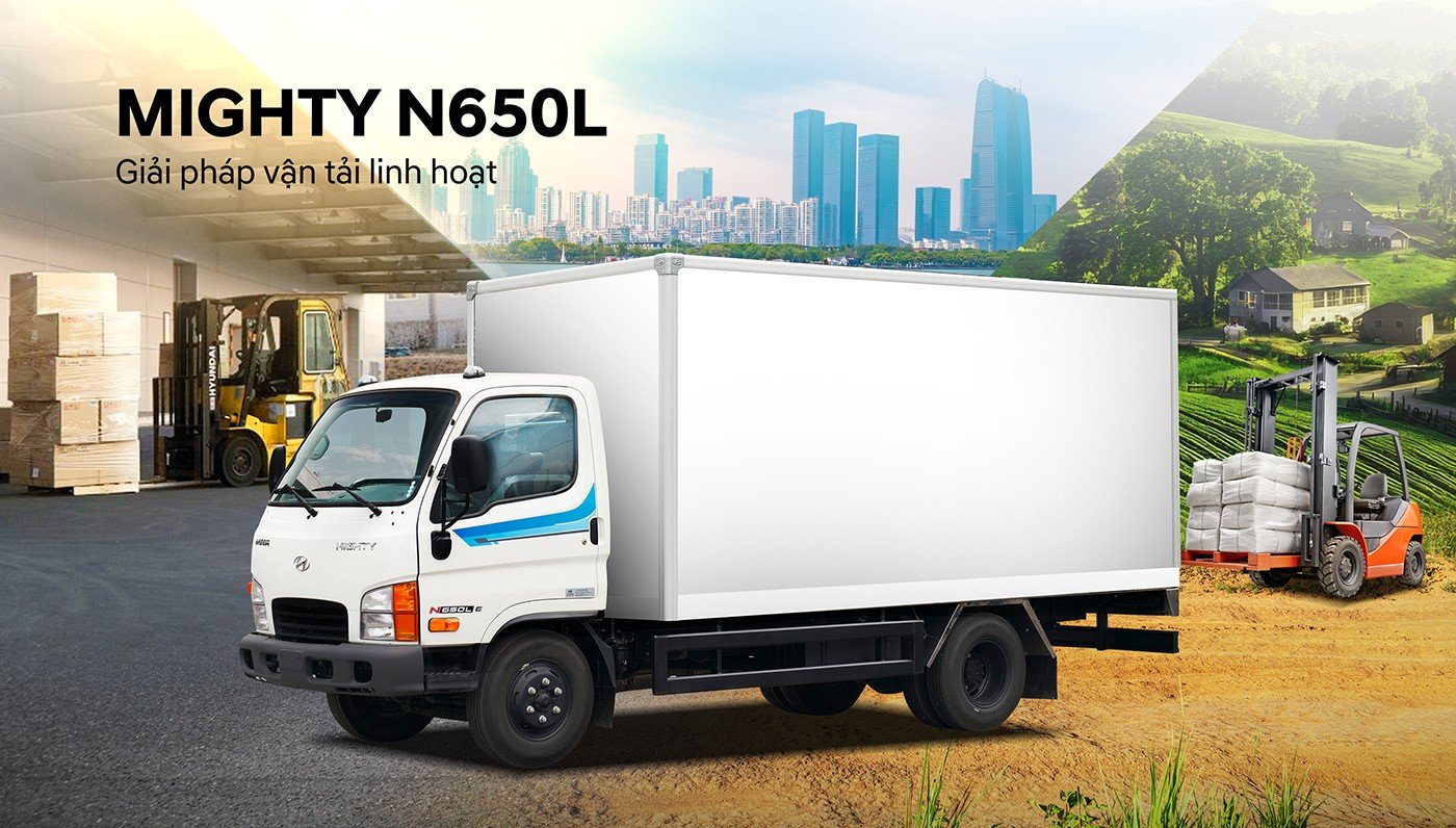 HTCV ra mắt New Mighty N650L - Giải pháp vận tải linh hoạt trong phân khúc tải nhẹ