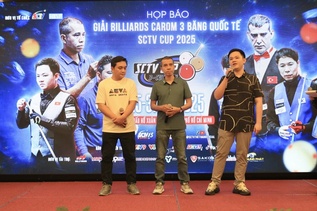 Trần Quyết Chiến, Bao Phương Vinh săn tiền thưởng 'khủng' giải billiards quốc tế SCTV Cup 2025- Ảnh 1.
