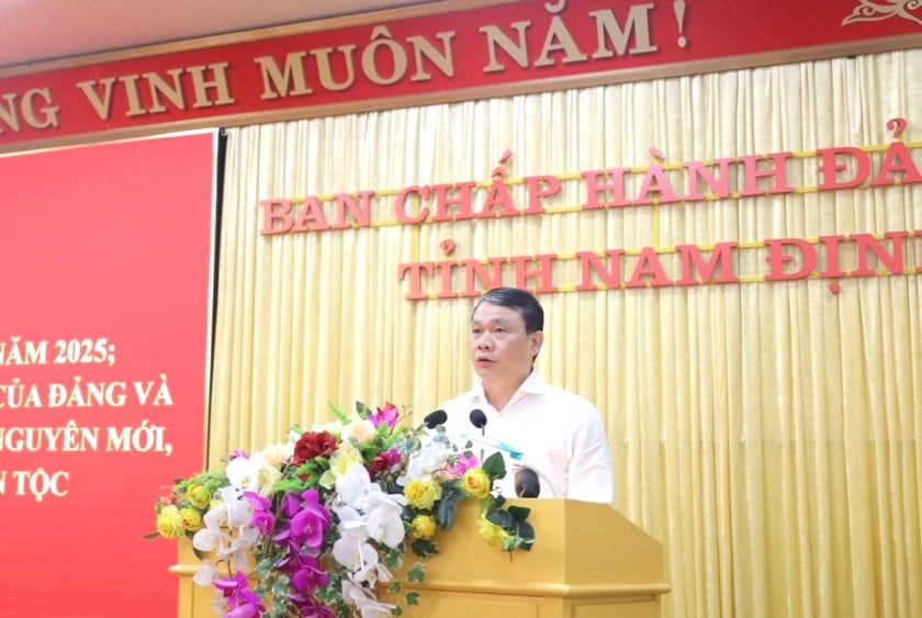 Ông Đặng Khánh Toàn - Bí thư tỉnh ủy phát biểu