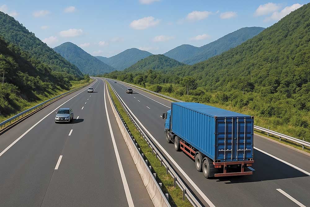The Nha Trang - Da Lat expressway is proposed to be invested in and built under the PPP method, a type of BOT contract with the participation of state capital (illustrative photo created by who)