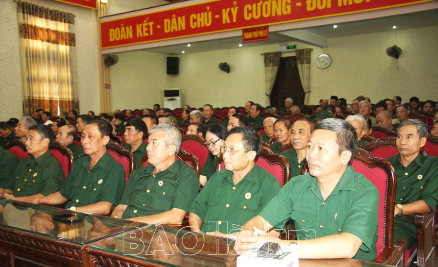 Hội CCB Phủ Lý bồi dưỡng lý luận chính trị tập huấn công tác hội năm 2025
