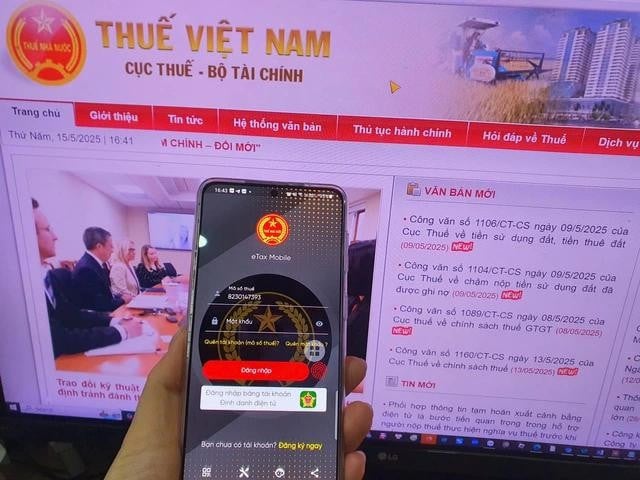 Từ 23.5 - 15.6, một số ứng dụng ngành thuế tạm dừng hoạt động phục vụ việc chuyển đổi hệ thống