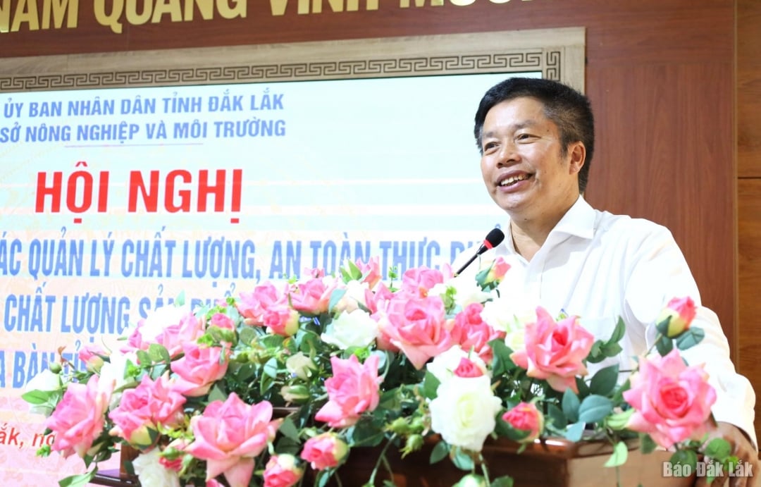 អនុប្រធាននាយកដ្ឋានកសិកម្ម និងបរិស្ថាន លោក Nguyen Van Ha ថ្លែង។