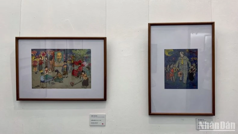 テーマ展「視覚芸術におけるホーチミン」のオープニング（写真4）