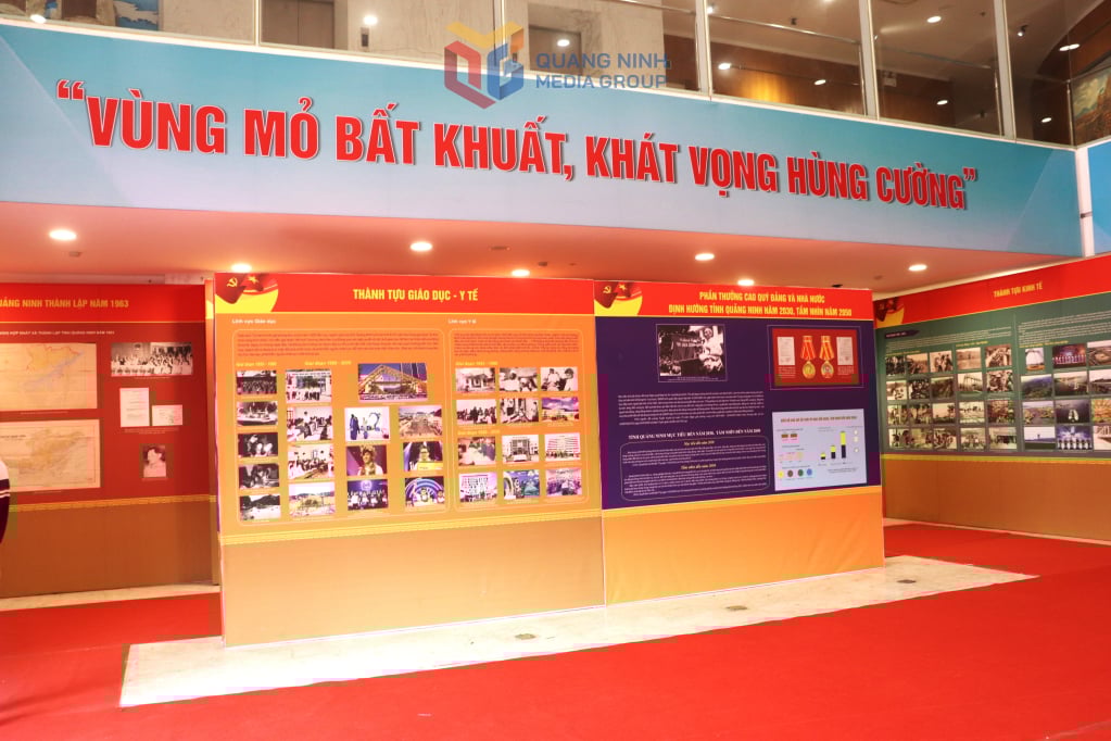 Exhibition space of outstanding achievements of Quang Ninh province.