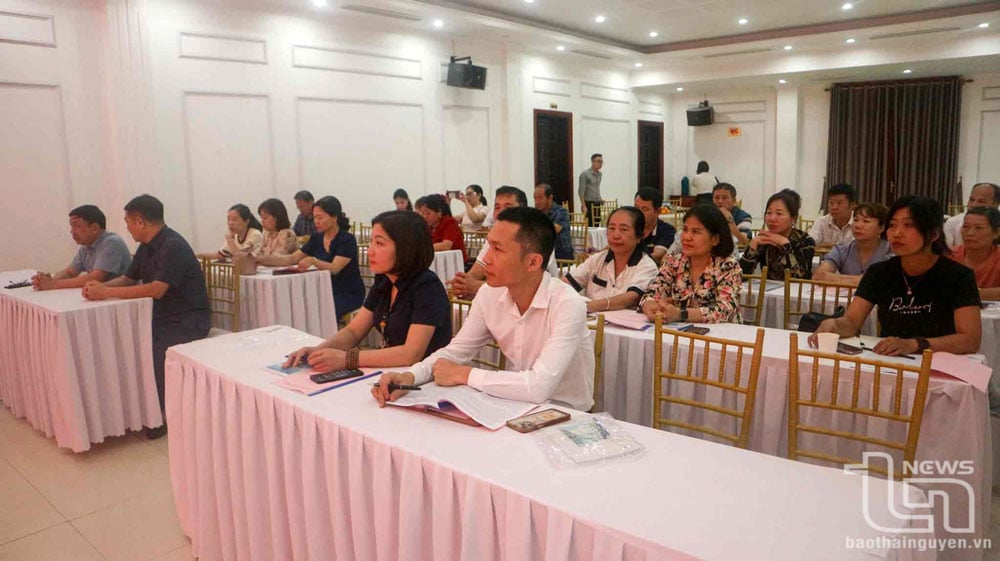 Lớp tập huấn góp phần nâng cao năng lực quản lý, điều hành, xây dựng phương án sản xuất kinh doanh cho các hợp tác xã nông nghiệp của tỉnh Thái Nguyên.